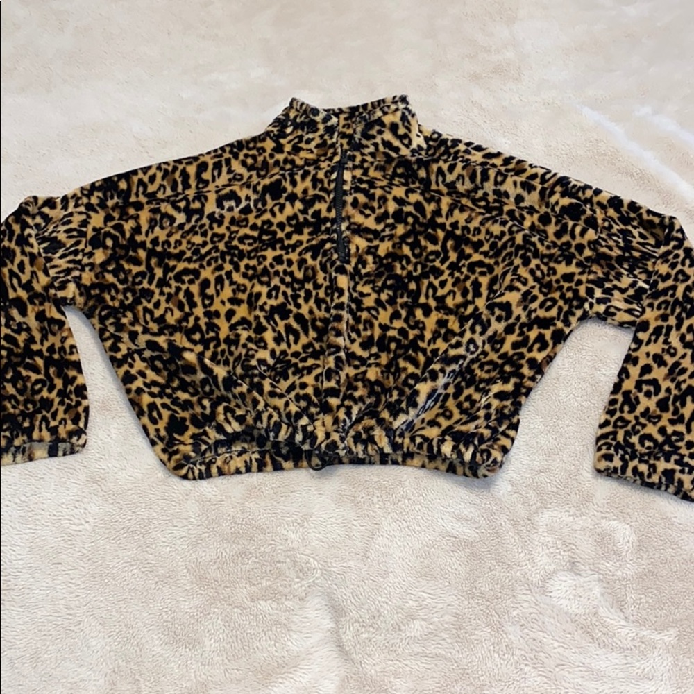 Leopard Print Sherpa